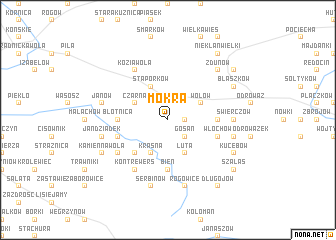 map of Mokra
