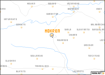 map of Mokren