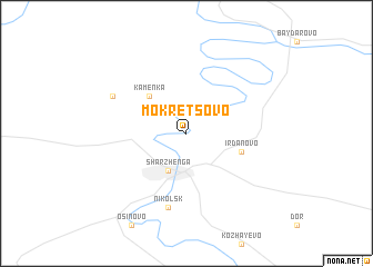 map of Mokretsovo