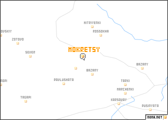 map of Mokretsy