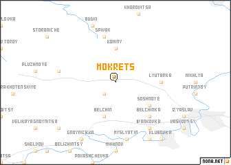 map of Mokrets