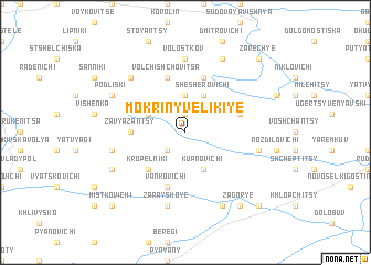 map of Mokriny-Velikiye