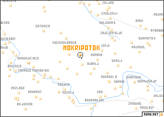 map of (( Mokri Potok ))