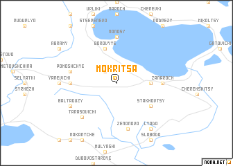 map of Mokritsa