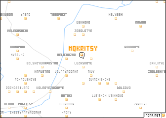 map of Mokritsy