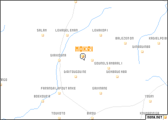 map of Mokri