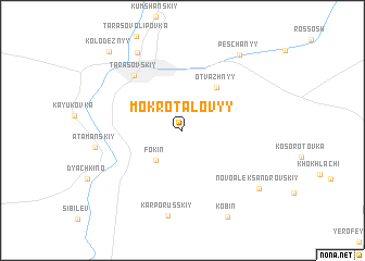 map of Mokro-Talovyy