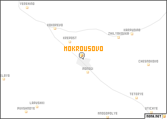 map of Mokrousovo