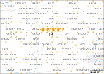 map of Mokrovousy