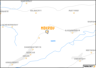 map of Mokrov