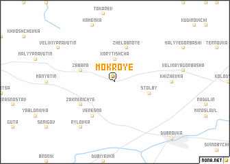 map of Mokroye