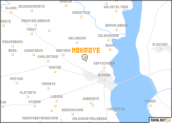 map of Mokroye