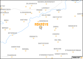 map of Mokroye