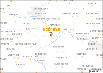 map of Mokroye