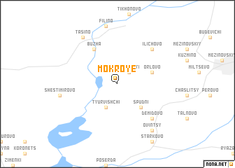 map of Mokroye