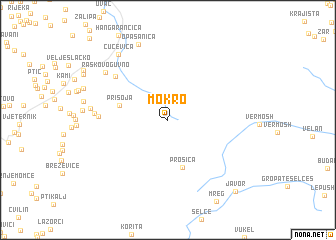 map of Mokro