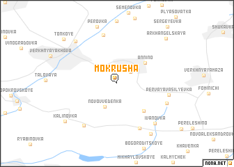 map of Mokrusha