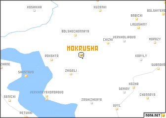 map of Mokrusha