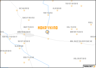 map of Mokrykino