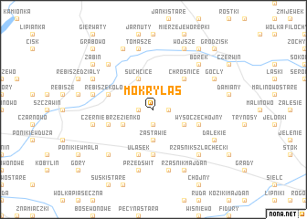 map of Mokry Las