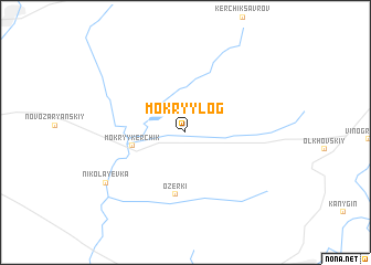 map of Mokryy Log