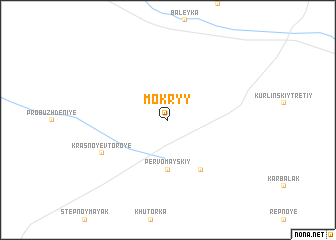 map of Mokryy