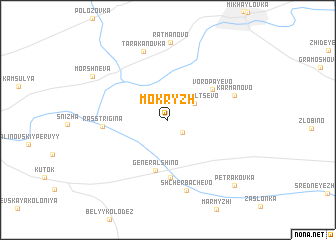 map of Mokryzh