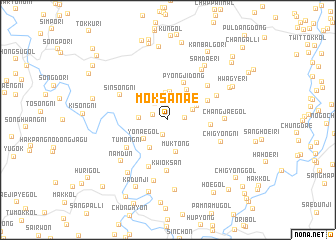 map of Mŏksanae