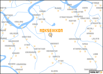 map of Mokseikkon