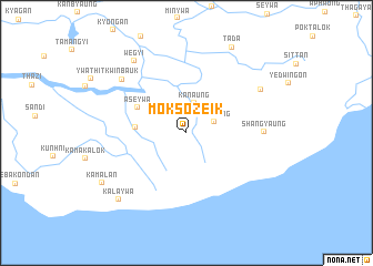 map of Moksozeik