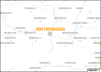 map of Moktarbougou