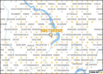 map of Moktārpur