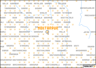 map of Moktārpur