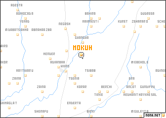 map of Mokʼuh