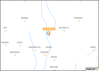 map of Mokuni