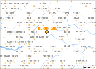 map of Mokurigbe