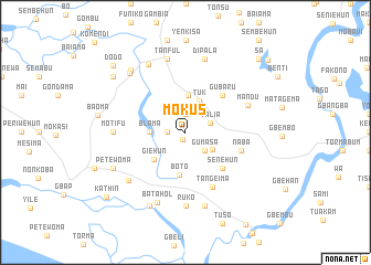 map of Mokus