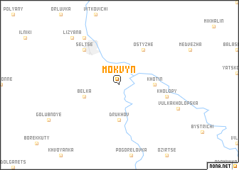 map of Mokvyn