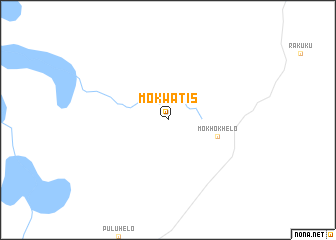 map of Mokwatis