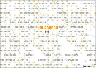 map of Moladanda