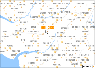 map of Molaga