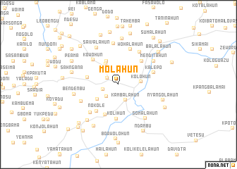 map of Molahun