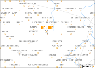 map of Molain