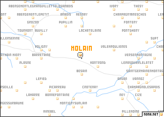 map of Molain