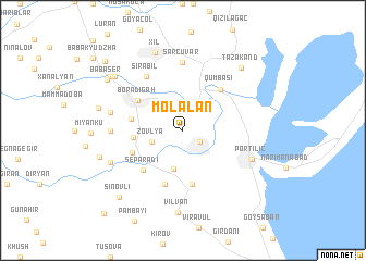 map of Molalan