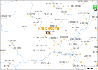 map of Molām Şafā