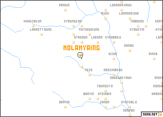 map of Molamyaing