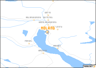 map of Moland