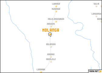 map of Molanga