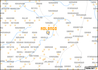 map of Molango
